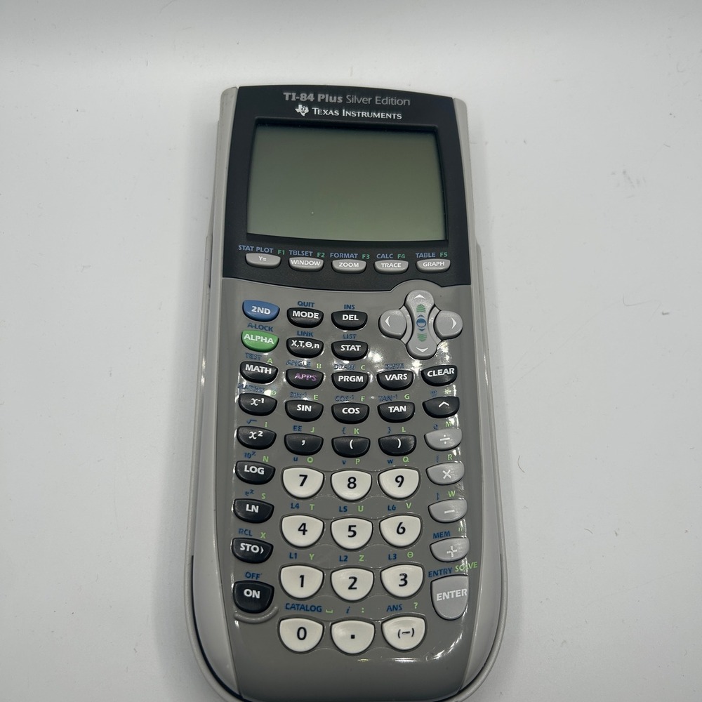 Texas Instruments TI-84 Plus Silver Edition Graphing Calculator Gray
